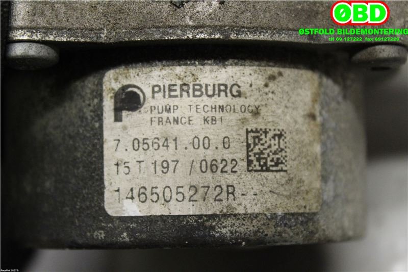Vakuumpumpe til Nissan NV200 2010-2019  (NISSAN|1465000Q2C||146505272R)