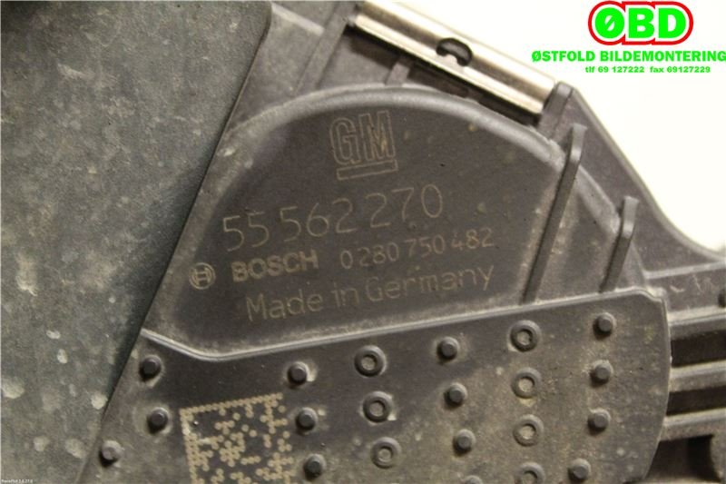 Spjeldhus til Opel Meriva B 2010-2017  (OPEL|55562270|825008)