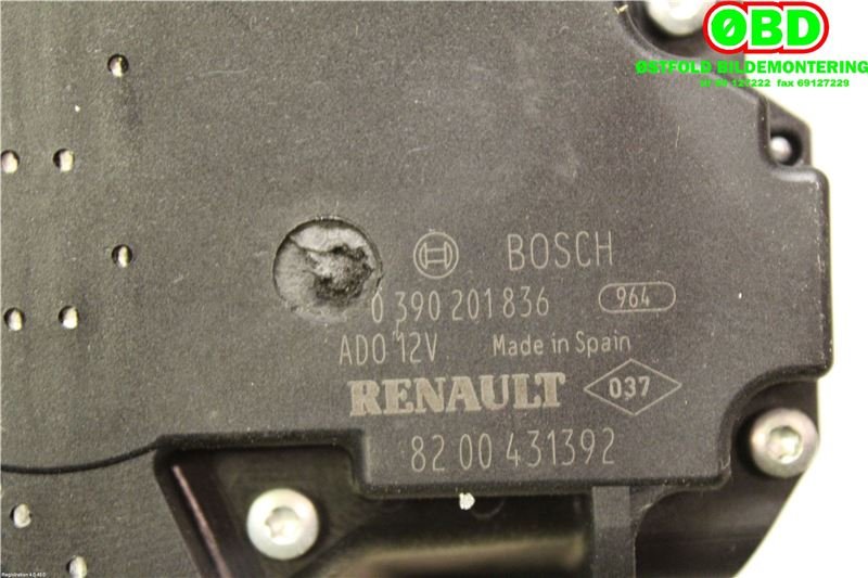 Viskermotor bakrute til Mercedes Citan 2012-2021 (W415) (W415) (MERCEDES|A 415 820 03 41|0390201836|8200431392)