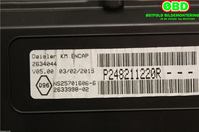 Instrumentpanel til Mercedes Citan 2012-2021 (W415) (W415) (MERCEDES|A 415 900 14 02|A 415 900 49 02|248211220R)