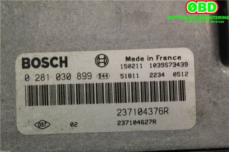 Styreenhet motor til Mercedes Citan 2012-2021 (W415) (W415) (MERCEDES|A 415 900 12 01|A 415 900 99 00|237104376R)