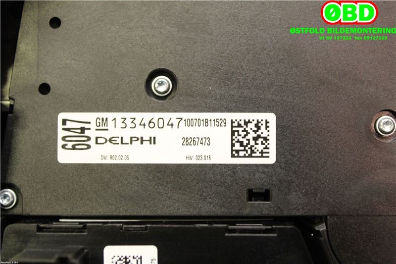 Bilstereo til Opel Meriva B 2010-2017  (OPEL|13337215|1781030|)