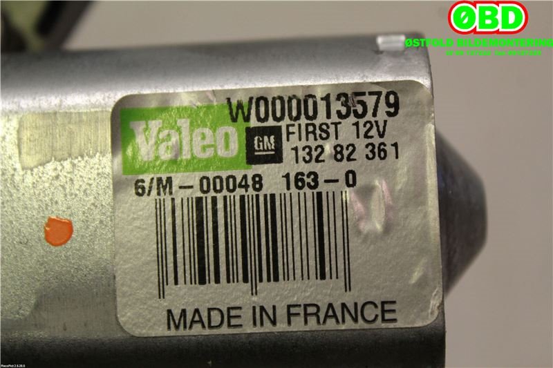 Viskermotor bakrute til Opel Meriva B 2010-2017  (OPEL|13282361|W000013579)