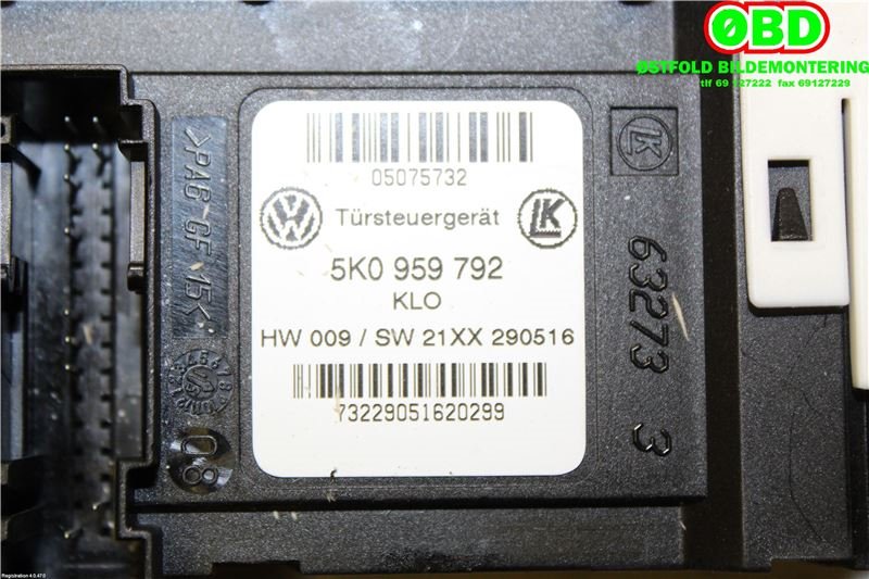 Ruteheis høyre foran til VW Caddy 2015-2020 (Type III, Fase 3)  (VOLKSWAGEN|2K5 837 462|)