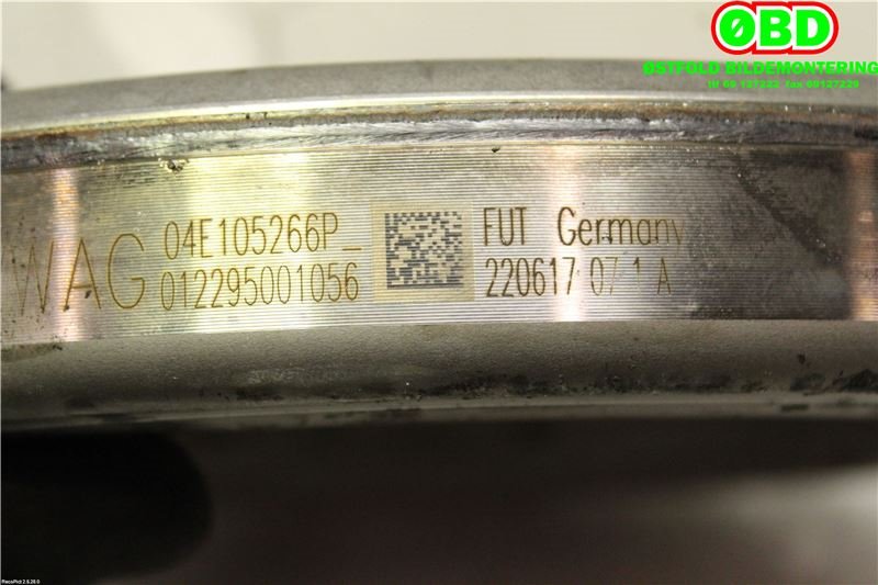 Svinghjul automat til VW Passat 2015-2019 (Fase 1) (B8) (B8) (VOLKSWAGEN|04E 105 266 P|04E 105 266 AD|04E105266P)