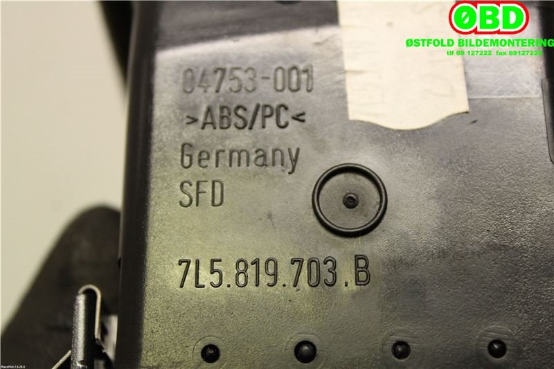 Diverse deler til Porsche Cayenne 2007-2010 (Fase 2) (9PA) (9PA) (PORSCHE Cayenne V8 Turbo|955 552 225 02||7L5819703B)