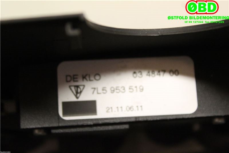 Innredning pakke til Porsche Cayenne 2007-2010 (Fase 2) (9PA) (9PA) (PORSCHE Cayenne V8 Turbo||7L5953516C)