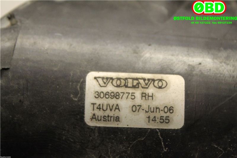 Tåkelykt høyre foran til Volvo S80 2006-2013 (Type II, Fase 1)  (VOLVO|31213102||30698775)