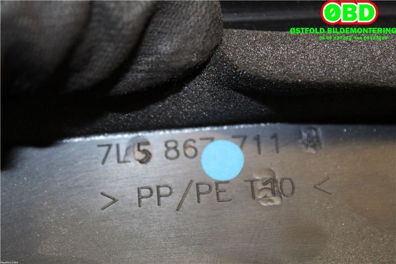 Innredning pakke til Porsche Cayenne 2007-2010 (Fase 2) (9PA) (9PA) (PORSCHE Cayenne V8 Turbo||7L5867711)