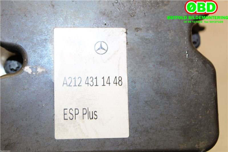 ABS sentral til Mercedes E-Klasse 2013-2016 (Fase 2) (W212) (W212) (MERCEDES|A 212 431 15 48|A 212 431 21 48|2124311448)