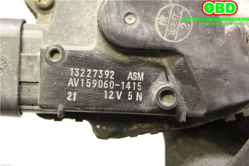Viskermotor frontrute til Opel Insignia A 2009-2014  (OPEL|13277078|12 70 343|13227392)