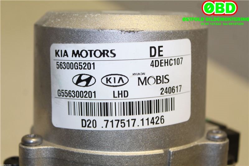 Rattaksel elektrisk servo til Kia Niro 2016-2021  (KIA|56310G5201||56300G5201)