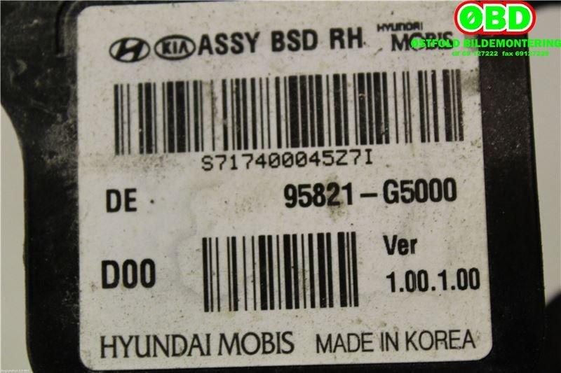 Sensor diverse til Kia Niro 2016-2021  (KIA|95821G5000|)