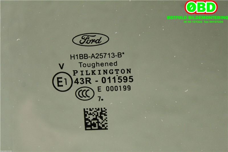 Siderute venstre bak til Ford Fiesta 2017-->> (Type VII) (FORD|2087920|)