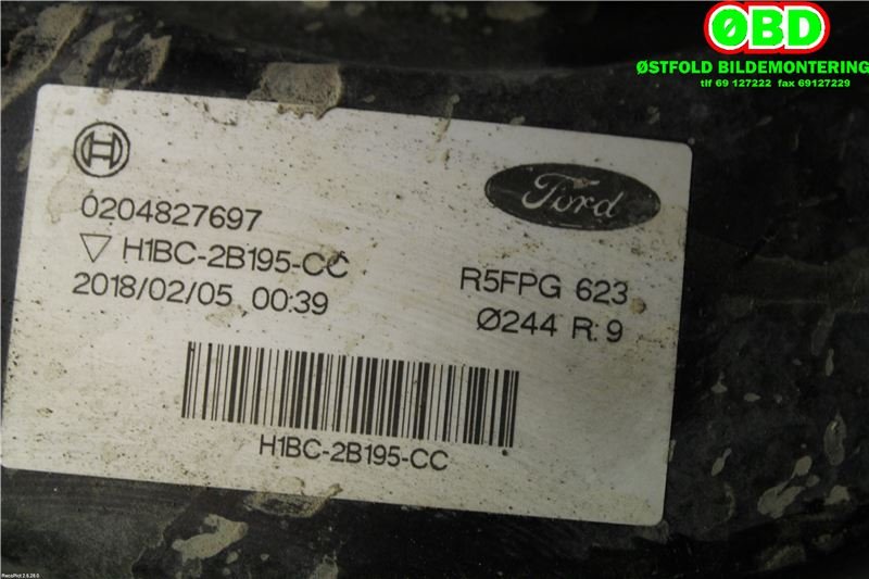 Bremsekraft-forsterker til Ford Fiesta 2017-->> (Type VII)  (FORD|2178154||H1BC2B195CC)