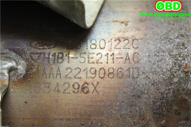 Katalysator til Ford Fiesta 2017-->> (Type VII)  (FORD|2114418||H1B15E211AC)