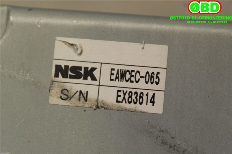 Rattaksel elektrisk servo til Renault Zoe 2013-2019 (Fase 1)  (RENAULT ZOE|488107198R||488103776R)