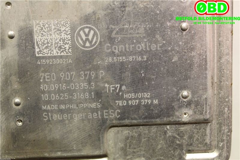 ABS sentral til VW Caddy 2015-2020 (Type III, Fase 3)  (VOLKSWAGEN|7E0 614 517 L||7E0614517L)
