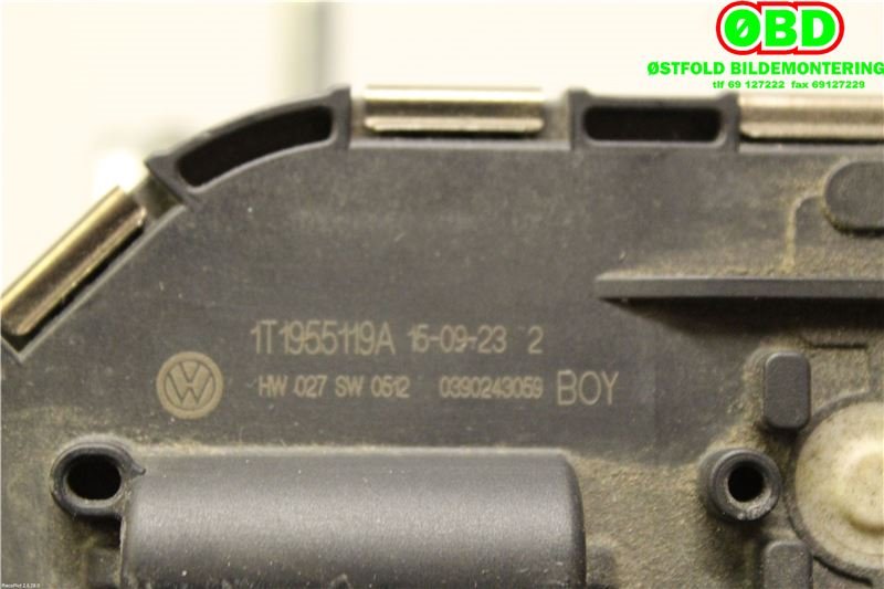 Viskermotor frontrute til VW Caddy 2015-2020 (Type III, Fase 3)  (VOLKSWAGEN||1397220656|1T1955119A)