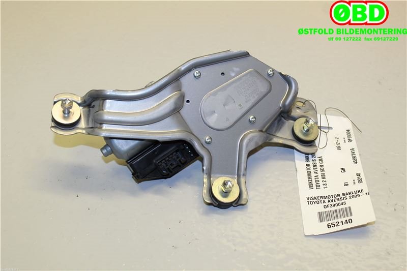 Viskermotor bakrute til Toyota Avensis 2009-2015 (Type III, Fase 1)  (TOYOTA|8513005060|2596001571)