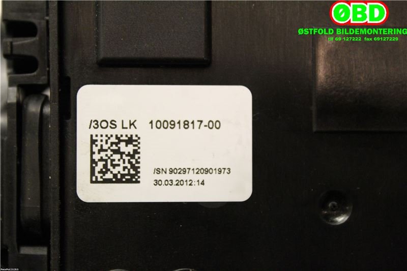 Girstang/girvelger automat til BMW 1-Serie 2011-2015 (Fase 1) (F20/F21) (F20/F21) (BMW|61 31 9 296 896||9260968)
