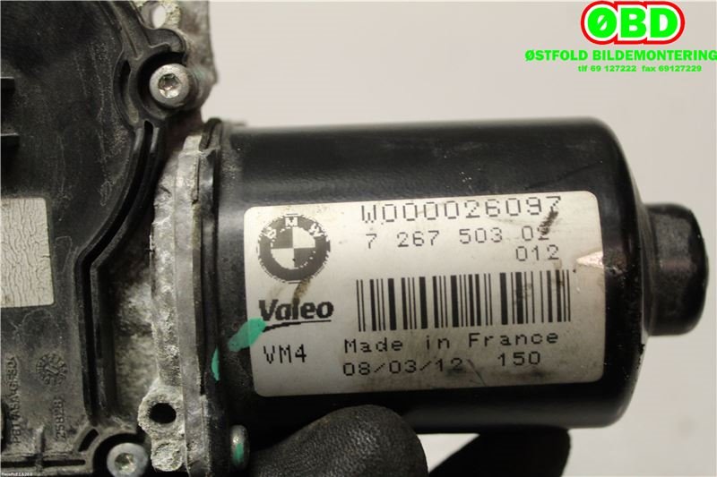 Viskermotor frontrute til BMW 1-Serie 2011-2015 (Fase 1) (F20/F21) (F20/F21) (BMW||W000026097|7267503)