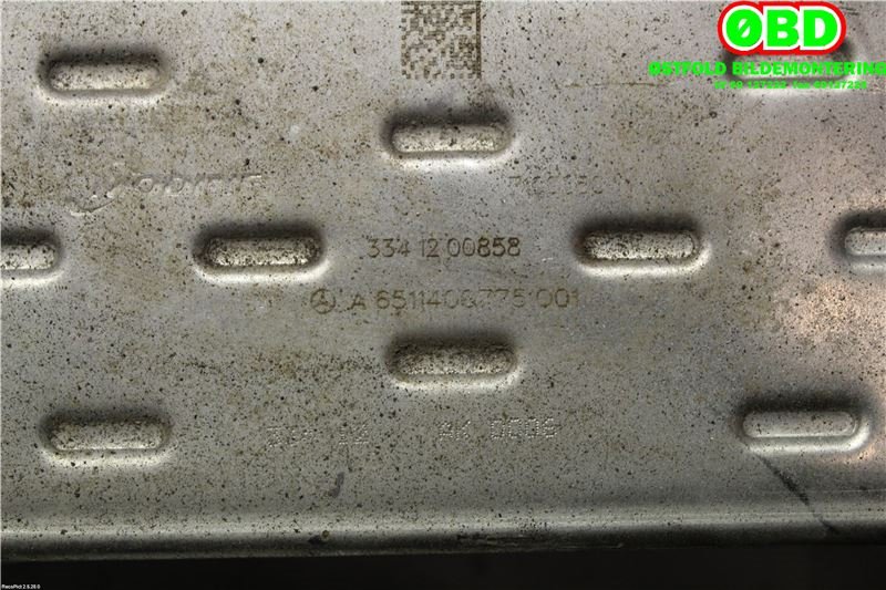 EGR-kjøler til Mercedes Vito/Viano 2010-2014 (Fase 2) (W639) (W639) (MERCEDES|A 651 140 06 75|)