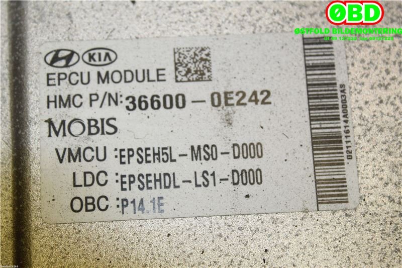Diverse deler til Kia Soul 2014-2019 (Type II)  (KIA|91875E4010||366000E242)
