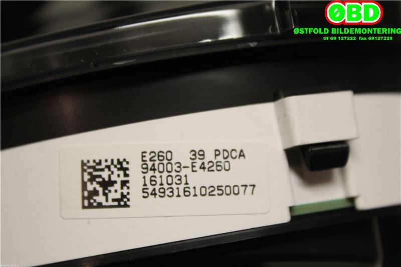 Instrumentpanel til Kia Soul 2014-2019 (Type II)  (KIA|94003E4260|)