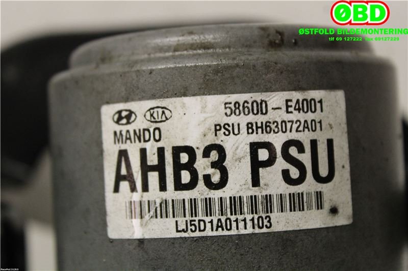 Bremsefordeler til Kia Soul 2014-2019 (Type II)  (KIA|586204U500||58600E4001)