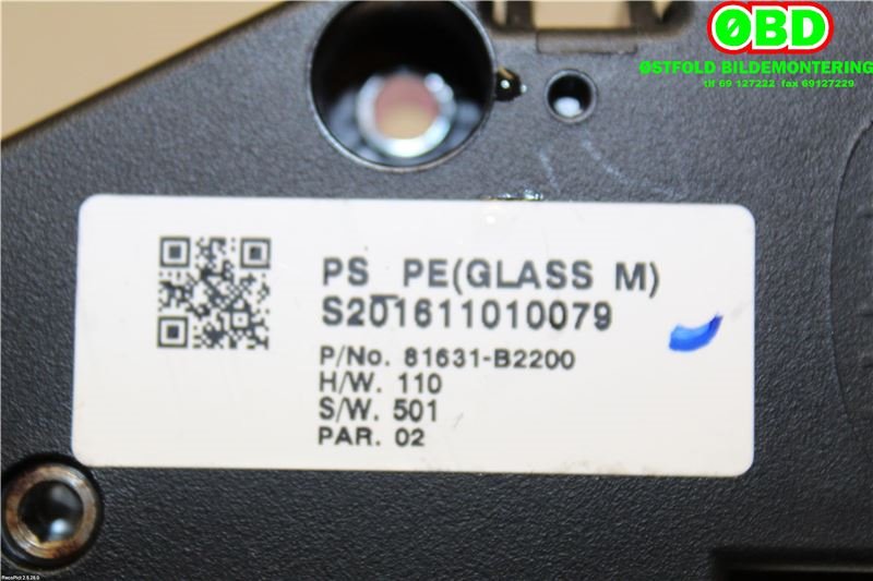 Takluke motor til Kia Soul 2014-2019 (Type II) (KIA|81631B2200|)