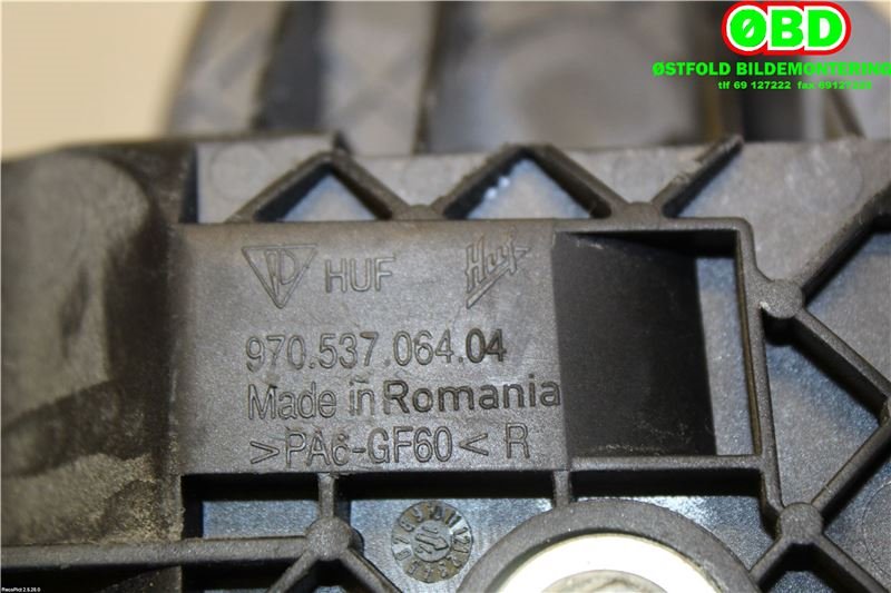 Dørhåndtak utv høyre bak til Porsche Panamera 2009-2017 (Type I) (970) (970) (PORSCHE|970 537 614 00|970 537 064 04|97053706404)