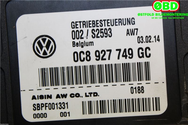 Styreenhet diverse til Porsche Panamera 2009-2017 (Type I) (970) (970) (PORSCHE||0C8927749GC)