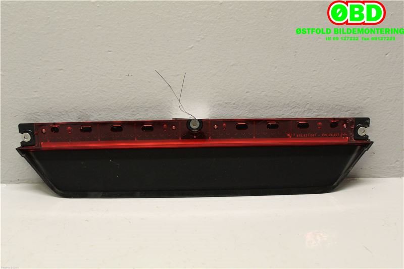 Baklykt bremselys bakrute til Porsche Panamera, 2009-2017 (Type I) (970) (970) (PORSCHE|970 631 061 01)