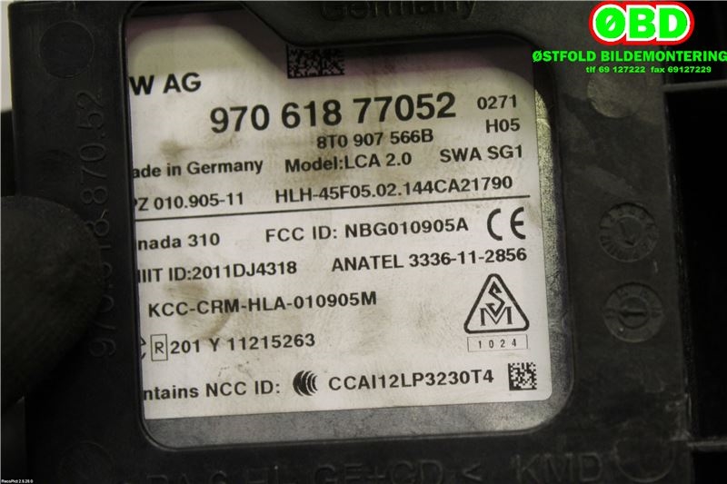 Sensor diverse til Porsche Panamera 2009-2017 (Type I) (970) (970) (PORSCHE|970 618 770 52||97061877052)