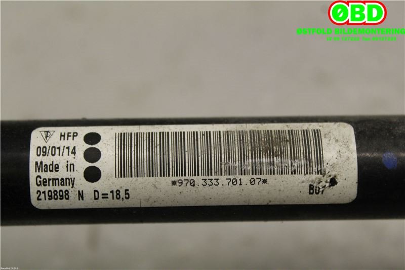 Stabilisatorstag bak til Porsche Panamera 2009-2017 (Type I) (970) (970) (PORSCHE|970 333 701 07||97033370107)