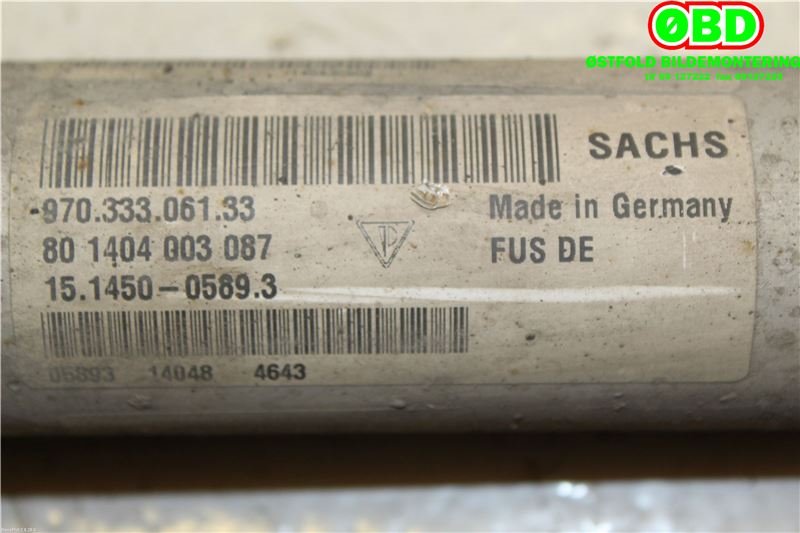 Støtdemper bak til Porsche Panamera 2009-2017 (Type I) (970) (970) (PORSCHE|970 333 061 33|970 333 061 37|97033306133)