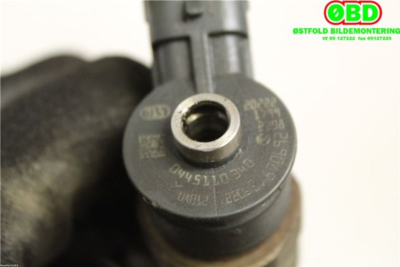 Dyse innsprøyting diesel til Citroën Berlingo 2008-2015 (Type II, Fase 1)  (CITROEN|1980 S5|0445110340|)