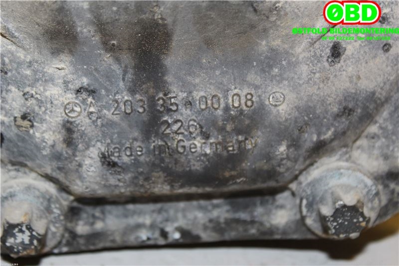 Kardang klokke bak til Mercedes CLK 2002-2009 (C209) (C209) (MERCEDES|A 171 350 04 14|)