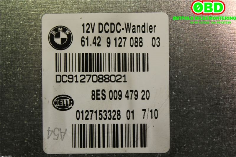 Styreenhet diverse til BMW X1 2009-2015 (E84) (E84) (BMW||61429127088)