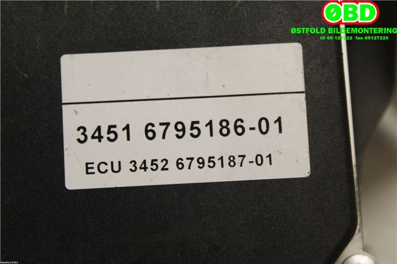 ABS sentral til BMW X1 2009-2015 (E84) (E84) (BMW|34516856924|0265236157|34516768550)