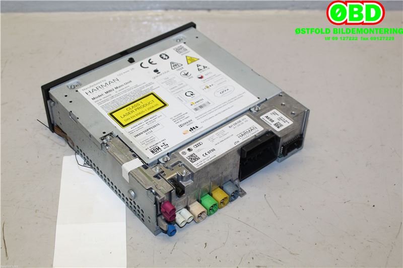 Bilstereo navigasjon til Audi A3 2016-2020 (Type III, Fase 2)  (AUDI|8V1 035 035||8V1035035)