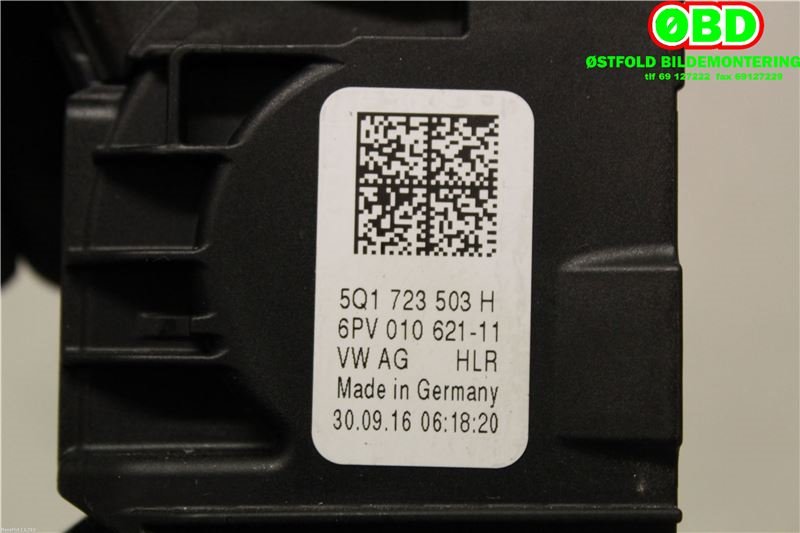 Pedal gass til Audi A3 2016-2020 (Type III, Fase 2)  (AUDI|5Q1 723 503 H|5Q1 723 503 K|5Q1723503H)