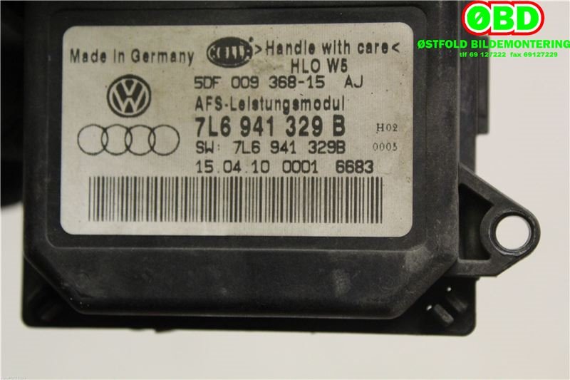 Styreenhet xenon/ballast til VW Golf VI 2008-2012  (VOLKSWAGEN|7L6 941 329 B||7L6941329B)