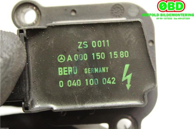 Coil elektronisk til Mercedes C-Klasse 2000-2004 (Fase 1) (W203) (W203) (MERCEDES|A 000 150 29 80||0001501580)