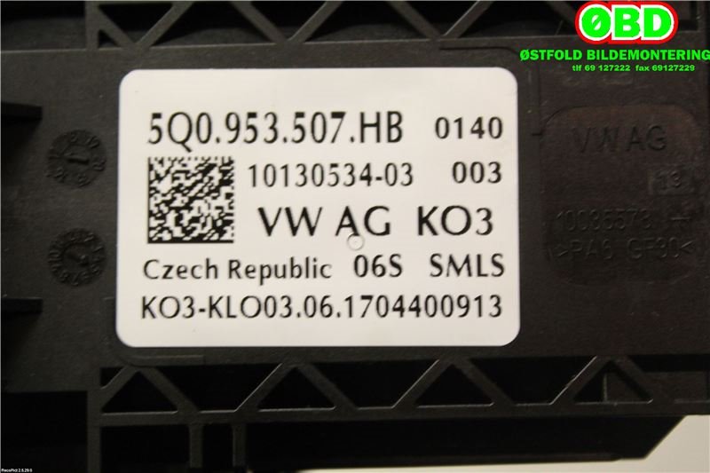 Bryter combi til Škoda Octavia 2017-2020 (Type III, Fase 2) (SKODA|5Q0 953 513 AN||5Q0953507HB)