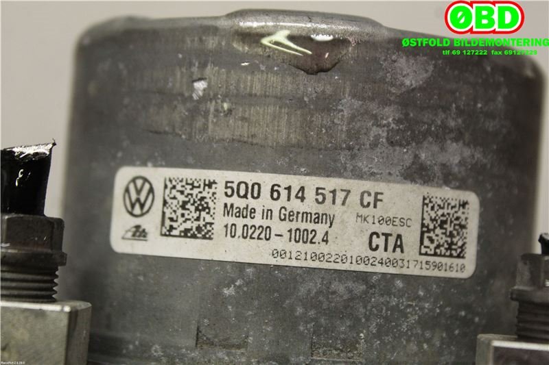 ABS sentral til Škoda Octavia 2017-2020 (Type III, Fase 2)  (SKODA|5Q0 614 517 CF||5Q0614517CF)