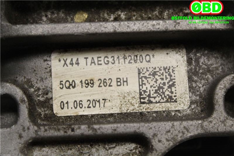 Motorfeste til Škoda Octavia 2017-2020 (Type III, Fase 2)  (SKODA|5Q0 199 262 BH||5Q0199262BH)