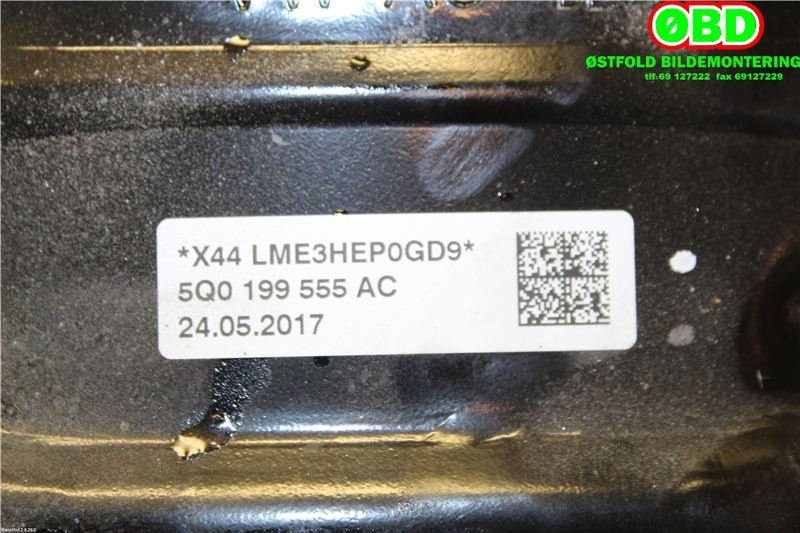 Motorfeste til Škoda Octavia 2017-2020 (Type III, Fase 2)  (SKODA|5Q0 199 555 S|5Q0 199 555 BH|5Q0199555AC)
