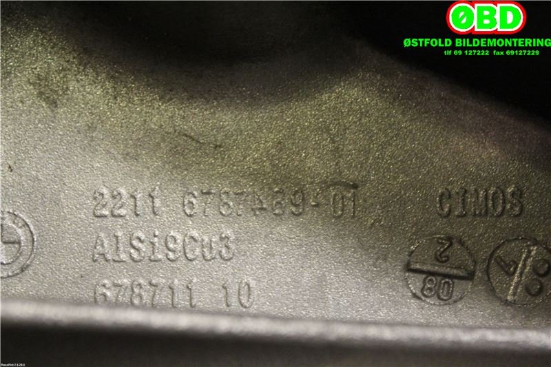 Motorfeste til BMW X5 2007-2013 (E70) (E70) (BMW|22116787489|)